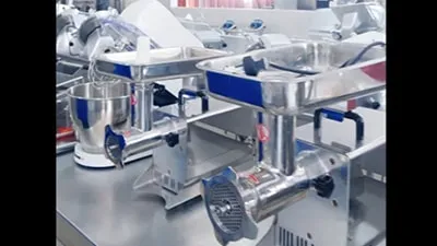 Moledora de carne de acero inoxidable, Serie HFM