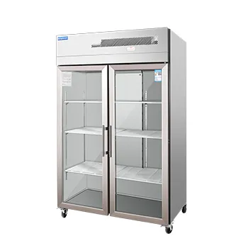 Vitrina refrigerada con puerta de vidrio