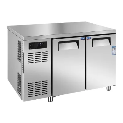 Mesa de trabajo refrigerada comercial